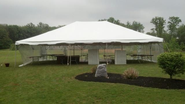 Rental store for 30x30 frame tent in Tri-County Area